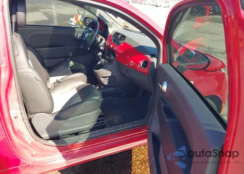 2012 Fiat 500 Sport z USA, uszkodzony, nr VIN 3C3CFFBR8CT347050